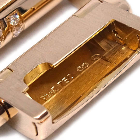 PIAGET Miss Protocole Ref.P10374 Watch 18KYG Crocodile Diamond 191269 - Picture 5 of 7